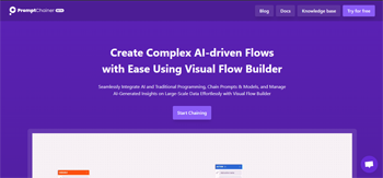 promptchainer.io | Create Complex AI-driven Flows with Ease Using Visual Flow Builder