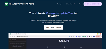 promptplus.org | The Ultimate Prompt template Tool for ChatGPT