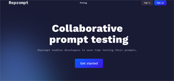 reprompt.dev | Collaborative prompt testing