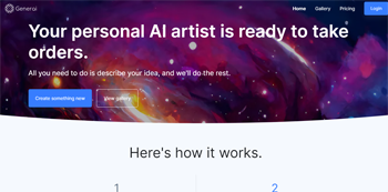 generai.art | Your personal AI artist is ready to take orders.