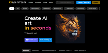 opendream.ai | Create AI art in seconds