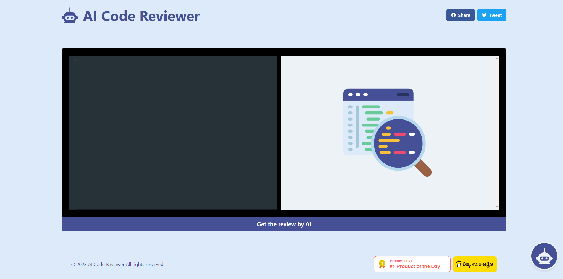 ai-code-reviewer.com | AI Code Reviewer - review your code with AI