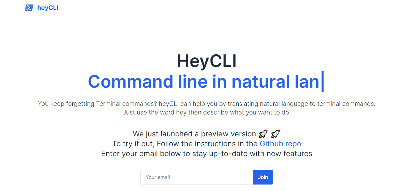 heycli.com | Command line in natural language