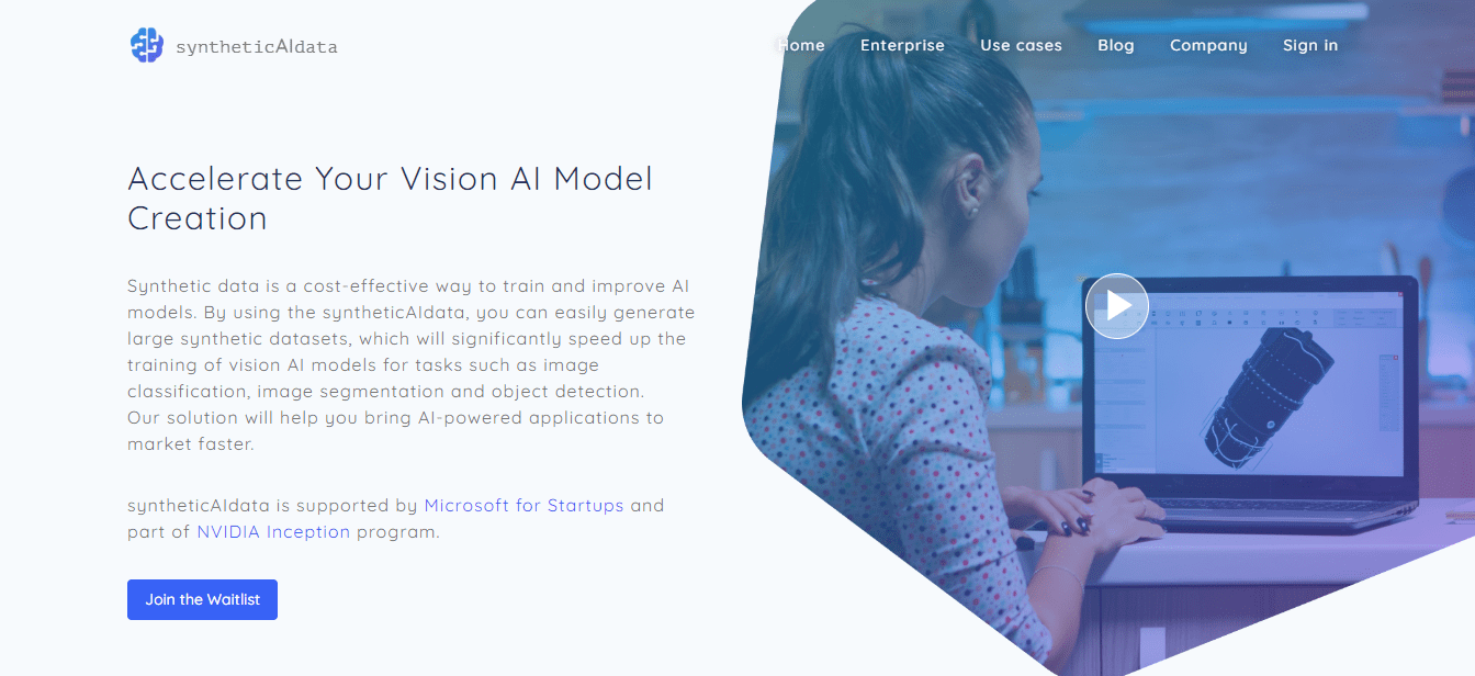 syntheticaidata.com | Accelerate Your Vision AI Model Creation