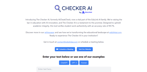 demo.aicheatcheck.com | Worlds most accurate AI text detection tool