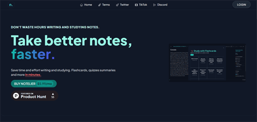 notelierai.com | Take better notes, faster.