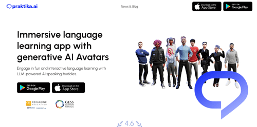 praktika.ai | Immersive language learning app with generative AI Avatars