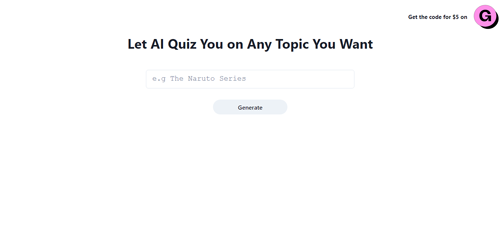 quiz.gptapps.cc | Let AI Quiz You on Any Topic You Want