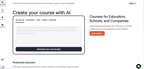 unschooler.me | Create your course with AI