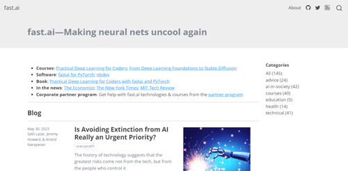 www.fast.ai | Making neural nets uncool again