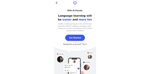 www.talkme.ai | Language learning will be easier and more fun