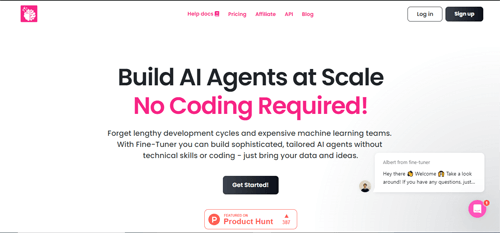 fine-tuner.ai | Build AI Agents at Scale No Coding Required!