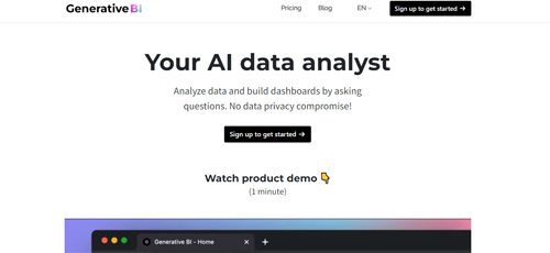 generativebi.com | Your AI data analyst