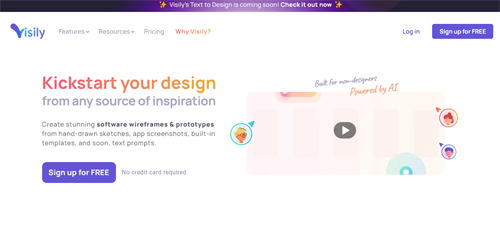 visily.ai | Kickstart your design from any source of inspiration