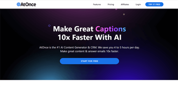 atonce.com | Make Great LinkedIn Posts 10x Faster With AI