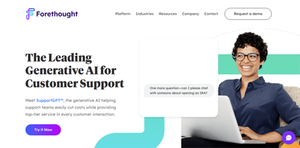 forethought.ai | The Leading Generative AI for Customer Support