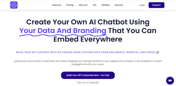 insertchatgpt.com | Create Your Own AI Chatbot Using Your Data And Branding That You Can Embed Everywhere