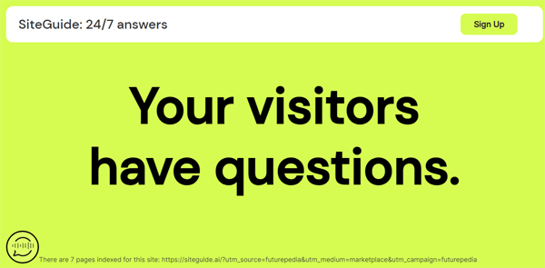 siteguide.ai | Your visitors have questions.