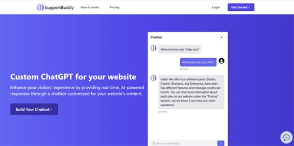 supportbuddy.io | Custom ChatGPT for your website