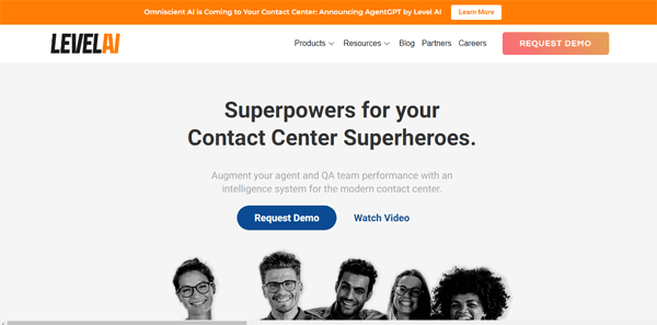 thelevel.ai | Superpowers for your Contact Center Superheroes.
