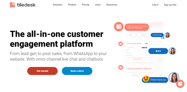 tiledesk.com | The all-in-one customer engagement platform