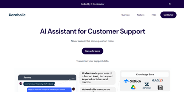 www.growparabolic.com | AI Assistant for Customer Support
