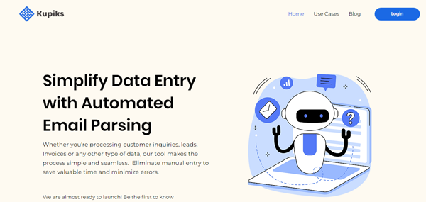 www.kupiks.com | Simplify Data Entry with Automated Email Parsing