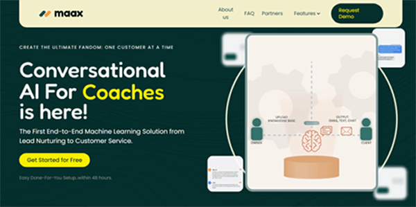 www.maax.ai | Conversational AI For Coaches Experts Creators Agencies is here!