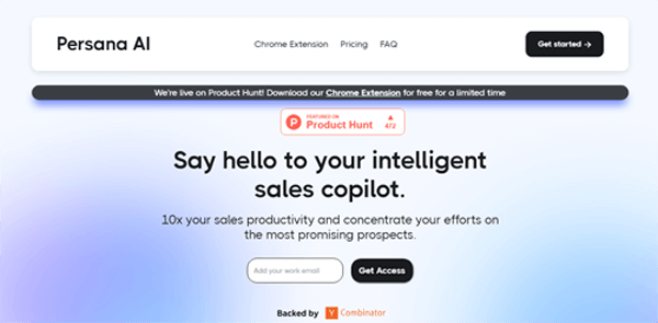 www.persana.ai | Say hello to your intelligent sales copilot.