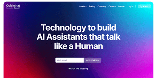 www.quickchat.ai | Technology to build AI Assistants that talk like a Human